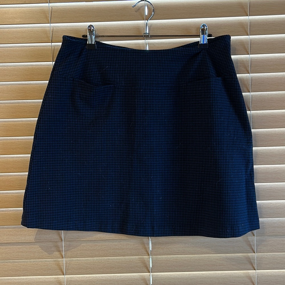 Plaid mini skirt